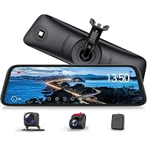 最新型 ミラー型ドライブレコーダー前後 AUTO-VOX T10 AUTO-VOX T9 Pro ドライブレコーダー ミラー型 前後カメラ 分離式